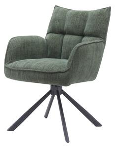Zöld kárpitozott étkezőfotel szett 2 db-os Marilla – Unique Furniture