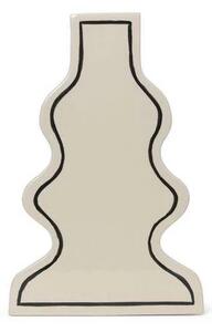 Ferm LIVING - Paste Vase Curvy Off-White - Lampemesteren
