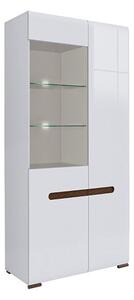 Azteca REG1W1D/21/9 magas vitrines szekrény