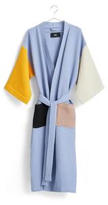 HAY - Waffle Bathrobe Dusty Blue/Multi - Lampemesteren