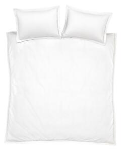 Fehér kétszemélyes pamut ágyneműhuzat 200x200 cm Oxford Lace Trim – Bianca