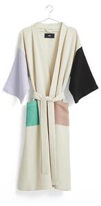 HAY - Waffle Bathrobe Off-White/Multi - Lampemesteren