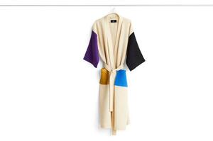 HAY - Waffle Bathrobe Cream Multi - Lampemesteren