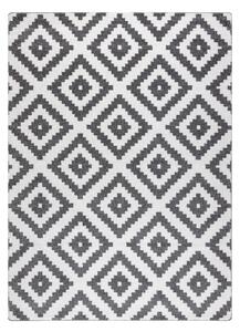 Sketch szőnyeg - F998 krém / szürke - Négyzetek Ruta