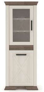 Marsel REG1D1W vitrines szekrény