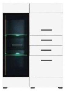 Vusher REG1W2D2S L/P vitrines szekrény