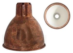Lampe Gras - Lámpaernyő Classic Round Ø140 Raw Copper/White - Lampemesteren
