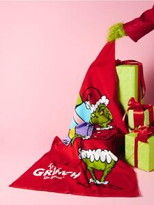 Sinsay - Pamut gyermek fürdőlepedő karácsonyi mintával Grinch - piros