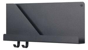 Muuto - Folded Shelves 51x22 Black - Lampemesteren
