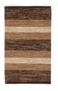 Happy barna-bézs pamut szőnyeg, 55 x 180 cm - Webtappeti