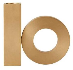 OYOY Living Design - Baari Solid Brushed Brass Candleholder - Lampemesteren