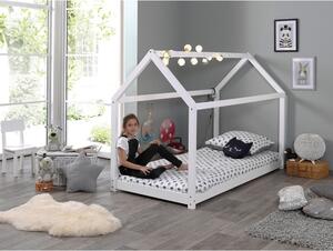 Cabane fehér házikó ágy, 90 x 200 cm - Vipack