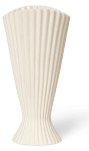 Ferm LIVING - Fountain Váza 20 Off-White - Lampemesteren
