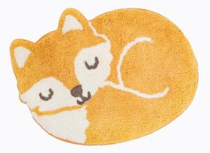 Woodland Fox narancssárga pamut gyerekszőnyeg, 46 x 60 cm - Sass & Belle