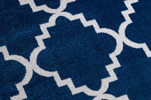 Sketch szőnyeg - F343 kék/fehér Lóhere Marokkói Trellis