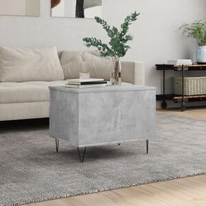Betonszürke szerelt fa dohányzóasztal 60 x 44,5 x 45 cm