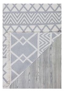 Duo fehér-szürke pamut szőnyeg, 120 x 180 cm - Oyo home