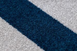 Sketch szőnyeg - F758 kék/fehér - Csíkok