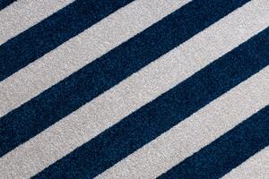 Sketch szőnyeg - F758 kék/fehér - Csíkok