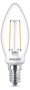 Izzó LED 3W Glass Candle (300lm) Dimmable E14 - Philips - Lampemesteren