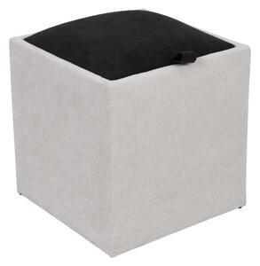 Box puff - K08/K06 szövet - krém/fekete