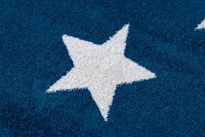 Sketch szőnyeg kör - FA68 kék/fehér - Csillagok