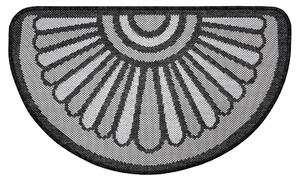 Weave Ornamento antracitszürke lábtörlő, 50 x 80 cm - Hanse Home