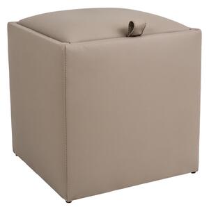 Box puff - POLY műbőr - taupe