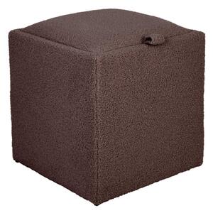 Box puff - T07 szövet - barna