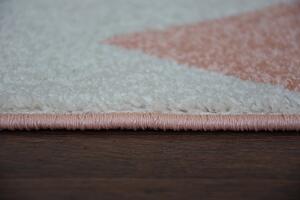 Sketch szőnyeg - FA66 rózsaszín/krém - Cikcakk