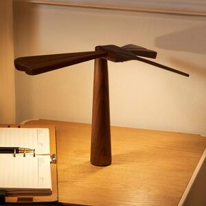Dragonflight diófa asztali lámpa - Gingko