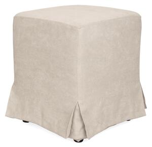 Cube H puff huzattal - K08 szövet - krém