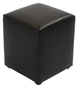 Cube puff - műbőr, wenge - 21835