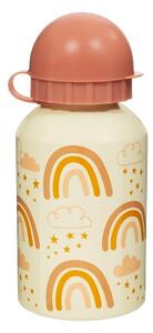 Earth Rainbow narancssárga-rózsaszín gyerek ivópalack, 250 ml - Sass & Belle