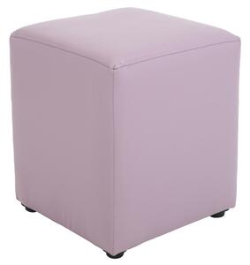 Cube puff - műbőr, lila - 21897