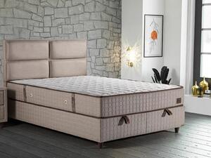 Sidney boxspring ágy (Méret: 200x200, Szín: Krém)
