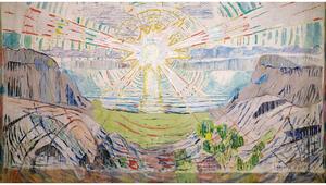 Edvard Munch - The Sun másolat, 70 x 40 cm