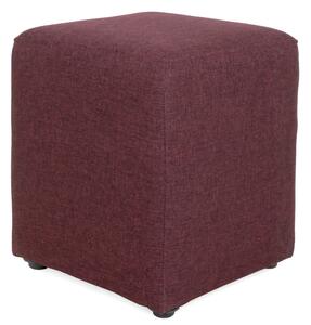 Cube puff - S78 szövet - bordó