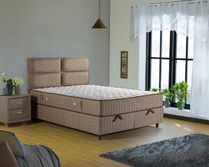 Sidney boxspring ágy (Méret: 200x200, Szín: Kávé)