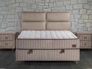 Sidney boxspring ágy (Méret: 140x200, Szín: Krém)