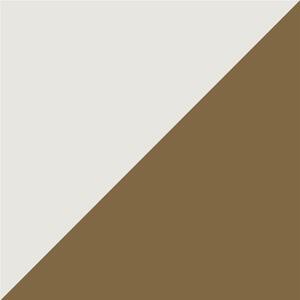 Ella fehér-aranyszínű polcos állvány, 76 x 141 cm - CosmoLiving by Cosmopolitan
