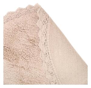 Perla bézs, kézzel készített pamut szőnyeg, ø 110 cm - Nattiot