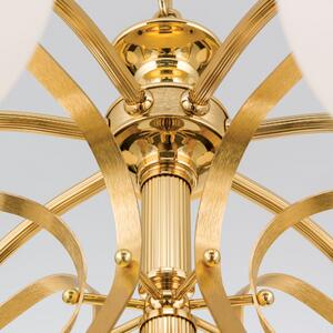 Empire klasszikus csillár arany, opál búra, 7xE27