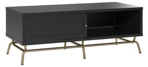 Nova fekete dohányzóasztal, 122 x 55 cm - CosmoLiving by Cosmopolitan