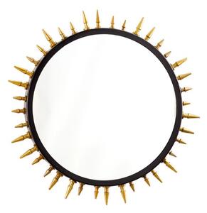 Abstract fekete-arany fali tükör 66 cm