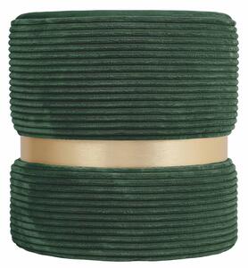 Ring puff - arany gyűrű - L56 - zöld bársony