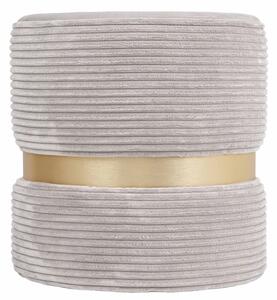 Ring puff - arany gyűrű - L06 - krém bársony
