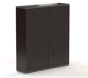 Creator magas gardrób 162,8 x 44,5 x 185,9 cm, fehér / wenge