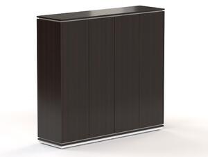 Creator magas szekrény 162,8 x 44,5 x 150,7 cm, fehér / wenge