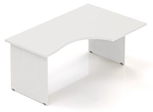 Visio ergonomikus asztal 160 x 100 cm, jobb, fehér